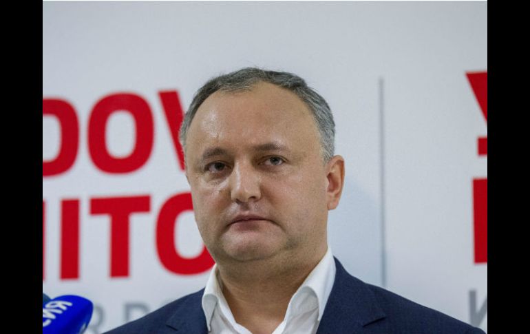 Dodon, de 44 años, es partidario de revisar el Acuerdo de Asociación entre Moldavia y la UE. EFE / D. Doru