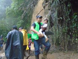 Protección Civil exhortó a la población a mantenerse atenta a las recomendaciones y a reforzar sus viviendas. TWITTER / @pcivilchiapas