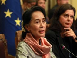 La líder de facto del gobierno, Aung San Suu Kyi, ha recibido críticas por no interceder en favor de los rohingya. EFE / ARCHIVO