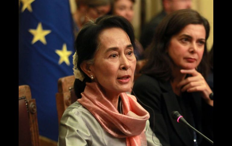 La líder de facto del gobierno, Aung San Suu Kyi, ha recibido críticas por no interceder en favor de los rohingya. EFE / ARCHIVO