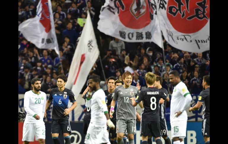 El equipo de Japón brindó múltiples emociones en el partido de la quinta jornada de tercera fase de la zona asiática. AFP / K. Nogi