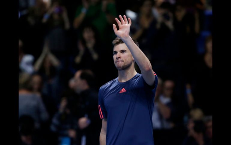 Thiem logra su primer triunfo en el torneo, tras caer ante Djokovic en su debut. AP / A. Grant