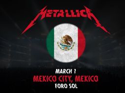 La venta general comenzará el viernes 25 de noviembre. TWITTER / @Metallica