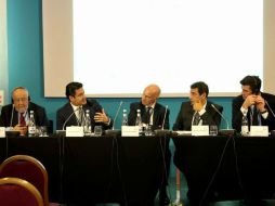 El gobernador de Jalisco, Aristóteles Sandoval, durante su última participación en la COP22 del Convenio-Marco de las Naciones Unidas. FACEBOOK / jaristoteles.sandoval