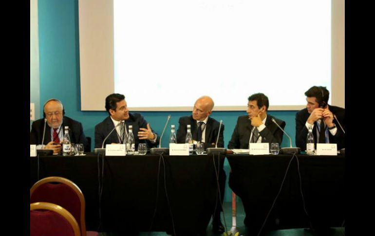 El gobernador de Jalisco, Aristóteles Sandoval, durante su última participación en la COP22 del Convenio-Marco de las Naciones Unidas. FACEBOOK / jaristoteles.sandoval