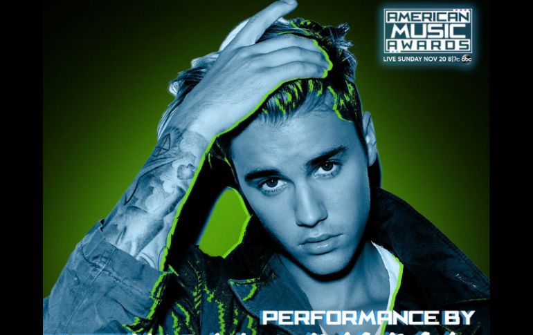 Justin Bieber está nominado en cinco categorías. TWITTER / @AMAs