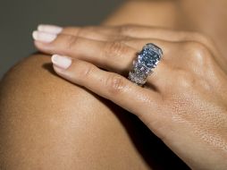 El precio de este diamante montado en un anillo Cartier se estimaba entre 15 y 25 millones de dólares. AP / J. Bott