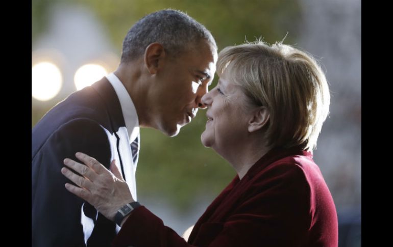 Merkel y Obama volverán a cenar juntos, luego de una reunión bilateral y una comparecencia ante medios. AP / M. Sohn