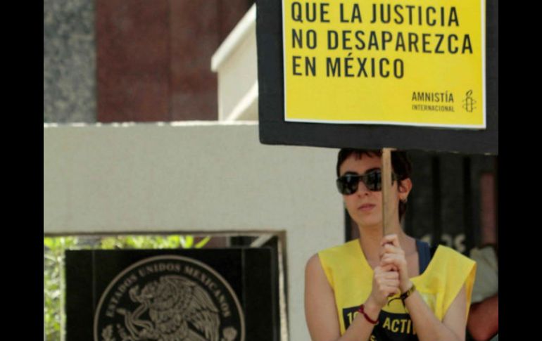 De acuerdo con los informes de AI, las tres mujeres fueron detenidas en tabasco, en hechos aislados. EFE / ARCHIVO