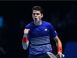 Raonic alcanza por primera vez la semifinal del Masters y se convierte en el primer canadiense en hacerlo. AFP / G. Kirk