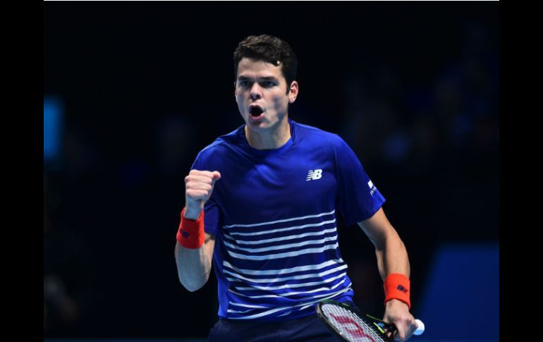 Raonic alcanza por primera vez la semifinal del Masters y se convierte en el primer canadiense en hacerlo. AFP / G. Kirk