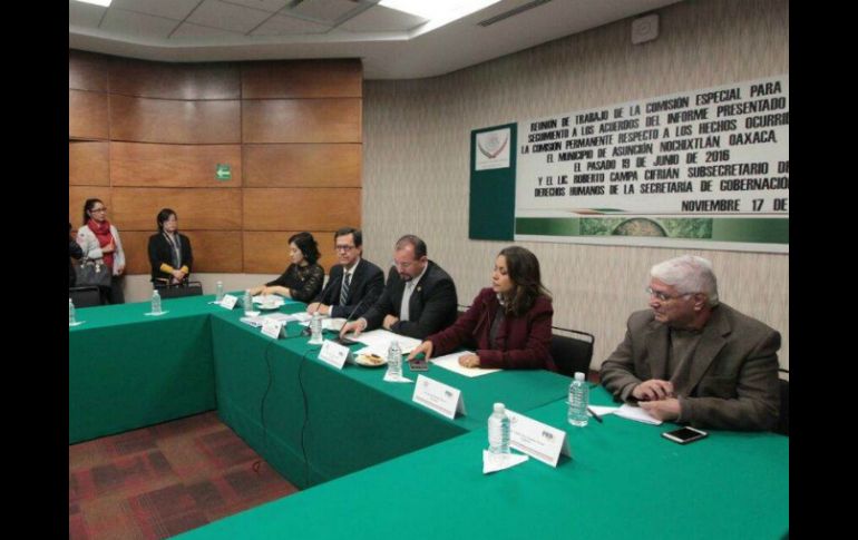 La comparecencia de Campa ante la comisión de Nochixtlán, en la Cámara de Diputados, duró dos horas. TWITTER / @CanalCongreso