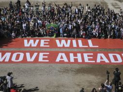 Los líderes del pacto reiteraron que la lucha es irreversible y solitcitaron el máximo apoyo polítco. AP / M. Elshamy