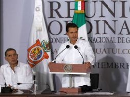 El Presidente reconoció el respaldo de los gobernadores, para enfrentar en unidad los desafíos nacionales e internacionales. NTX / ESPECIAL