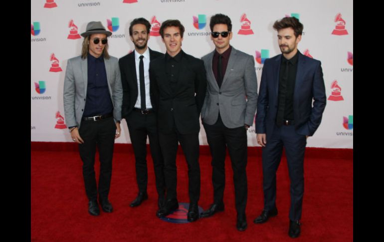 La banda no tuvo un debut muy afortunado en los Grammy Latinos. AFP / T. Boddi