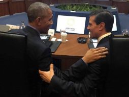 Los presidentes Peña Nieto y Obama acordaron seguir tomando medidas para solidificar la relación. FACEBOOK / Enrique Peña Nieto