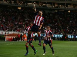 Alan Pulido fue el hombre que le dio el empate a Chivas. EL INFORMADOR / R. Tamayo