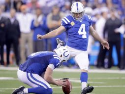 Vinatieri cuenta con una sólida reputación como pateador en la NFL. AFP / A. Lyons