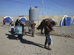 En campos de desplazados viven 53 mil 300 personas. AFP / H. Malla
