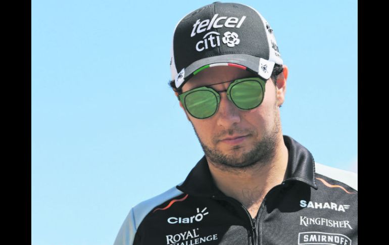 Sergio Pérez. El piloto de Force India afirmó que pretenden cerrar la temporada con un “buen resultado”. ESPECIAL / Force India