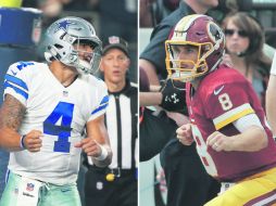 El quarterback de los Vaqueros de Dallas (izquierda), Dak Prescott, se enfrentará a su rival Kirk Cousins. AP / ARCHIVO