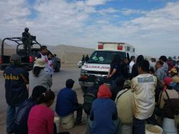 Las personas fueron rescatadas durante un operativo por elementos de la PGR en la zona de La Laguna. TWITTER / @CEAVmex