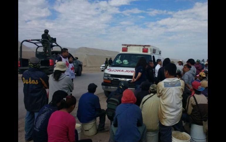 Las personas fueron rescatadas durante un operativo por elementos de la PGR en la zona de La Laguna. TWITTER / @CEAVmex