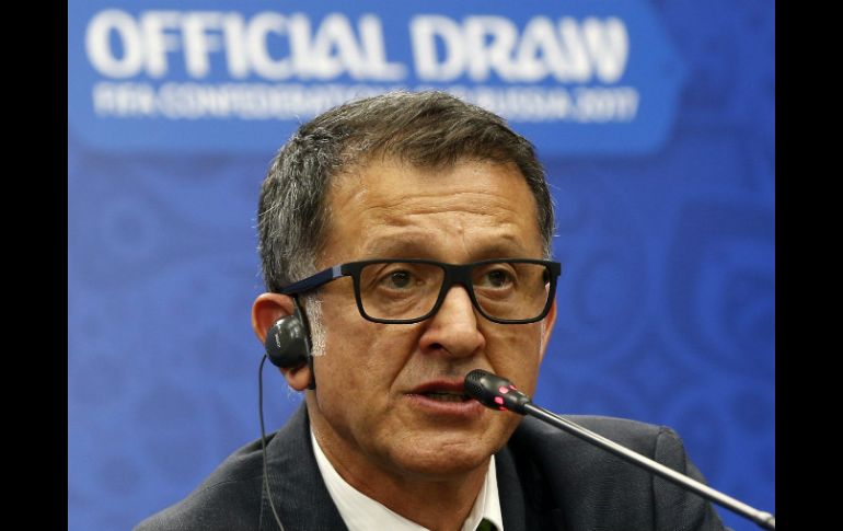 ''Sería extraordinario jugar con rivales que tengan una similar idea de juego'', expresa Osorio. EFE / Y. Kochetkov