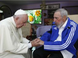 El Papa Francisco visitó Cuba en septiembre de 2015, cuando se reunió con el líder de la Revolución Cubana. AFP / A. Castro