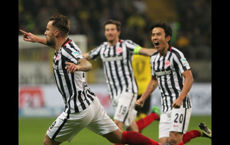 El Eintracht se mantiene en la lucha por las posiciones europeas. AFP / D. Roland