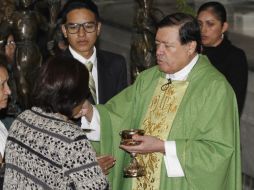 Durante la Homilía, en el marco del inicio de la temporada de Adviento, Norberto Rivera hizo un exhorto a caminar 'hacia la plenitud'. SUN / ARCHIVO