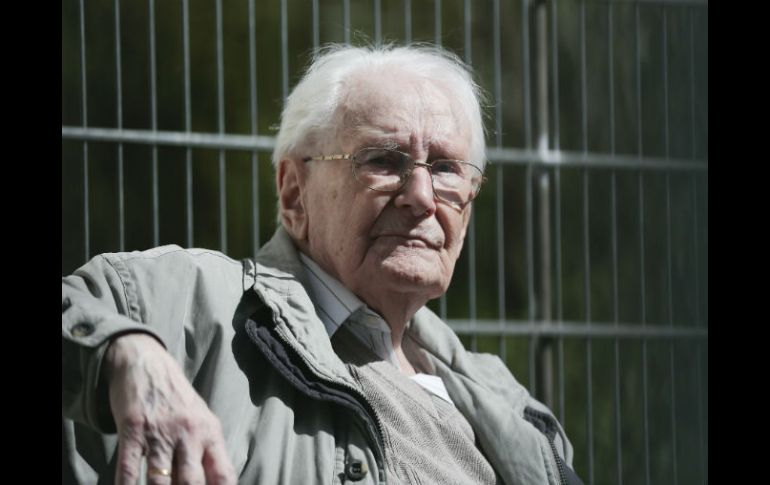 Gröning, el llamado contable de Auschwitz, fue condenado en julio de 2015 por la Audiencia Provincial de Lüneburg. ESPECIAL /