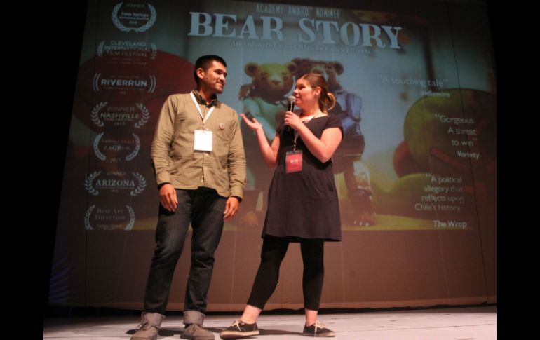 'Historia de un oso' fue convertido en libro por los autores de la animación, Gabriel Osorio y Antonia Herrera. EL INFORMADOR / M. Vargas