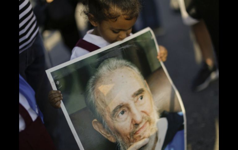 Parte de la ceremonia de despedida a Fidel Castro se celebrará este día en la Plaza de la Revolución de La Habana. AP / N. Pisarenko