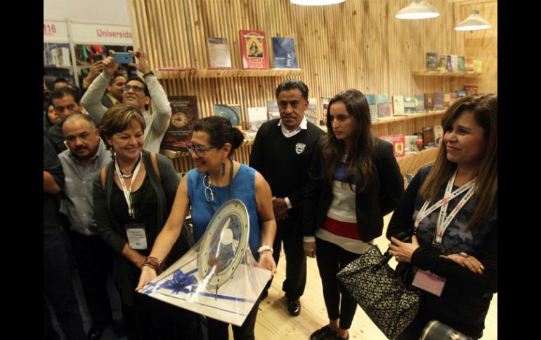 El stand de la Universidad Autónoma de San Luis Potosí ganó la categoría de bronce. EL INFORMADOR / E. Barrera