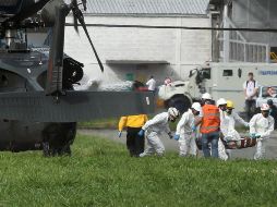 Sobrevivieron al accidente seis de los 77 pasajeros. EFE / M. Castañeda