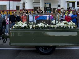 Las cenizas de Fidel Castro recorren las calles de La Habana. AP / N. Pisarenko