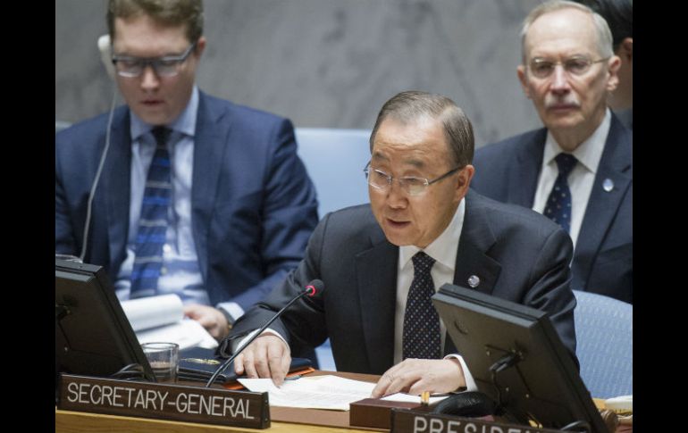 Son las sanciones 'más severas y completas jamás impuestas por el Consejo' subrayó el Secretario General de la ONU, Ban Ki-moon. AP / R. Bajornas