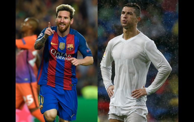 Se anticipa que Messi y Ronaldo formen parte de esa tercia de atacantes que conformarán el once ideal. AFP / ARCHIVO