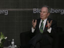 El ex alcalde de Nueva York, Michael Bloomberg asistió a las actividades de la Cumbre de Alcaldes en la Ciudad de México. AP / M. Ugarte