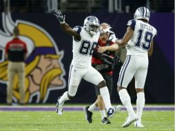 Dez Bryant atrapó cuatro pases para 84 yardas. AP / J. Mone