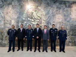 A la ceremonia acudieron los gobernadores de Nuevo León y Tamaulipas, Jaime Rodríguez y García Cabeza de Vaca. TWITTER / @fgcabezadevaca