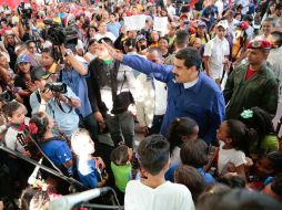 Nicolás Maduro durante un acto de gobierno en Caracas. EFE / Palacio de Miraflores