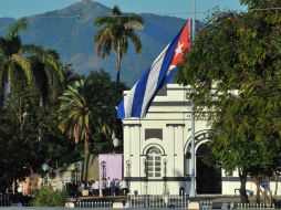 La última ceremonio para Fidel fue privada. Autoridades evitaron el paso tanto de la población como de la prensa. AFP / Y. Lage