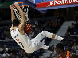 Doncic D, del Real Madrid, se lució contra el Fuenlabrada. EFE / C. Moya