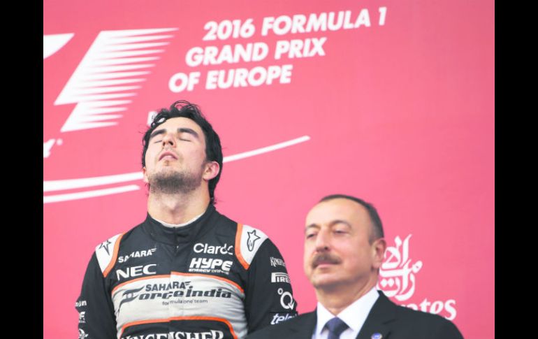 Confiable. Sergio Pérez ha sido piloto de Force India desde 2014 y ha conseguido cuatro podios con la escudería. ESPECIAL / SAHARA FORCE INDIA