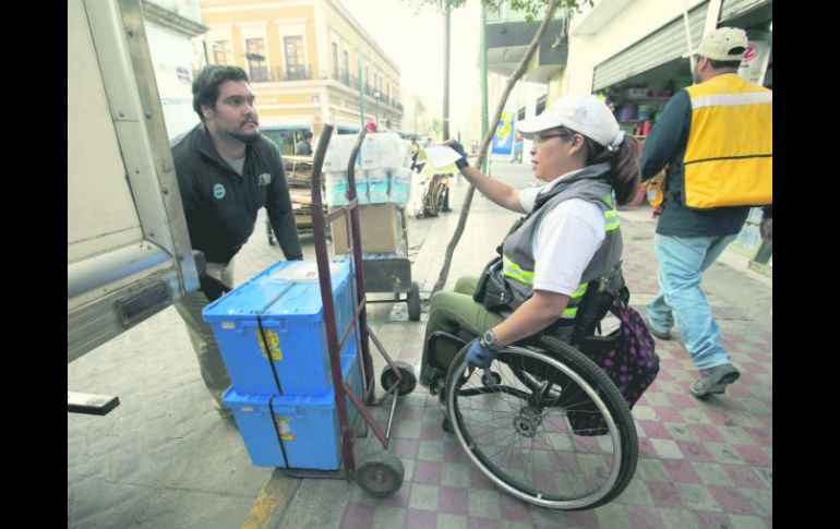 Mónica Fabiola Almaguer Aguilar, agente vial. ESPECIAL / R. Tamayo