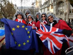 El tema del 'Brexit' genera diversas protestas entre varios grupos ingleses. AFP / B. Stansall