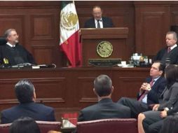 Cruz Ramos señaló durante su discurso que México vive un momento de cambios profundos tanto al interior como a nivel global. TWITTER / @OscarHMandujano