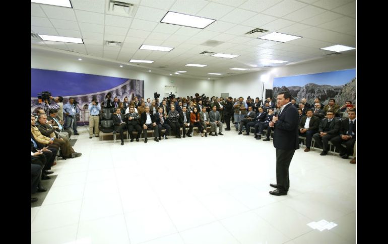 Osorio Chong estuvo de gira en Ciudad Juárez, Chihuahua. NTX / ESPECIAL